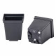 Горщик квадратний 2л S2, Donkwiat, 100 шт - 14x14x14