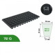 Касета для розсади XQB72, 72 комірки, Agreen
