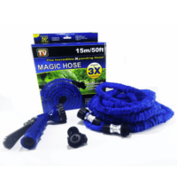 Шланг розтяжний Magic Hose 15 м в комплекті пістолет 3/4 зовнішнє та внутрішнє різьблення