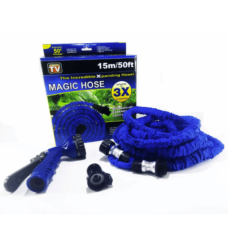 Шланг розтяжний Magic Hose 15 м в комплекті пістолет 3/4 зовнішнє та внутрішнє різьблення