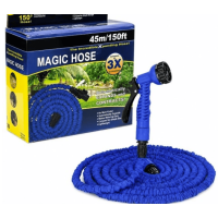 Шланг розтяжний Magic Hose 45 м в комплекті пістолет 3/4 зовнішнє та внутрішнє різьблення