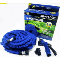Шланг розтяжний Magic Hose 30 м в комплекті пістолет 3/4 зовнішнє та внутрішнє різьблення
