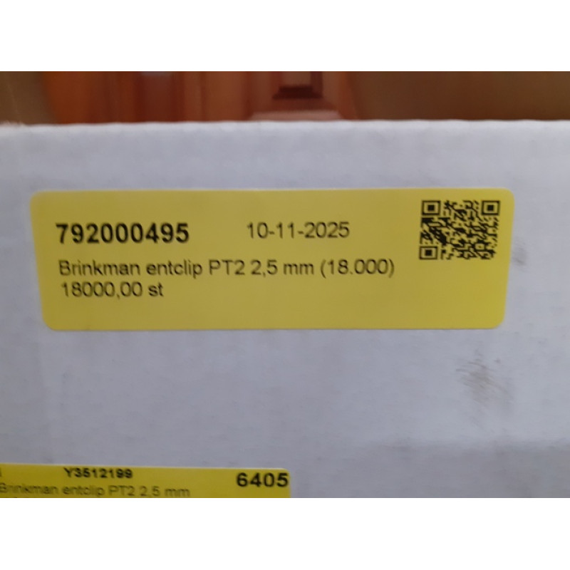 Кліпси Royal Brinkman PT2, 2.5 х 16 мм 50 шт для щеплення баклажану, перцю, томату, прозорі