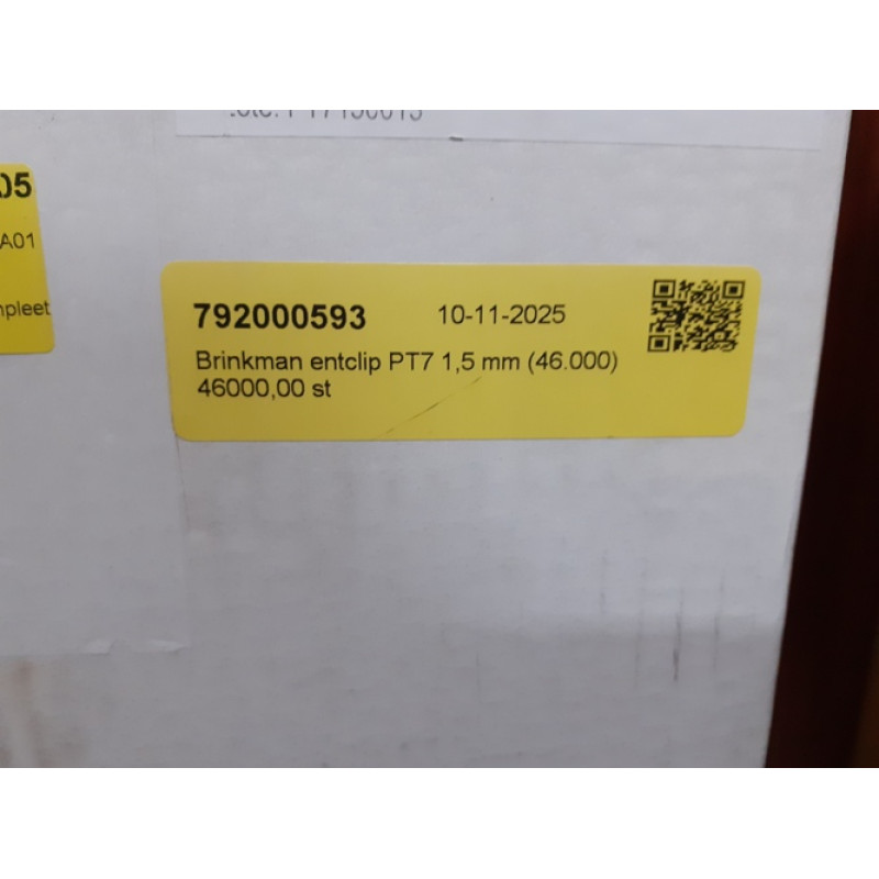 Кліпси Royal Brinkman PT7, 1.5 х 12 мм 46 тис. шт для щеплення баклажану, перцю, томату, прозорі