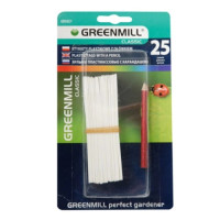 Етикетка пластикова з олівцем, 25 шт,  GR5021, Greenmill
