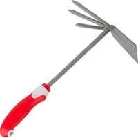 Сапка з мотигою садова Intertool FT-0033 335x195мм з двокомпонентною рукояткою