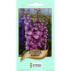  Дельфініум культ (шпорник багат.) "Юніор", 0,1 г, АГРОПАКГРУП