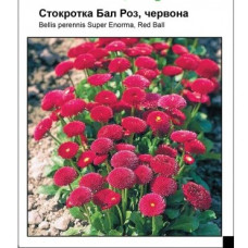 Маргаритка Бал Роз, червона, 0.1 г, Садиба