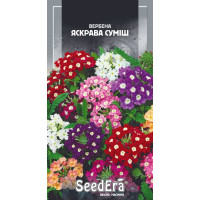 Вербена Гібридна Ярка суміш, 0,2 г, Сімейний Сад
