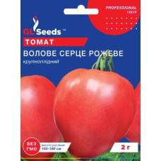 Томат Волове серце рожевий, 2 г, GL Seeds