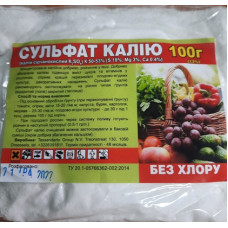 Удобрение сульфат калия, 100 г