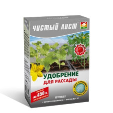  Удобрение «Чистый лист» для рассады 300 г,  Kvitofor