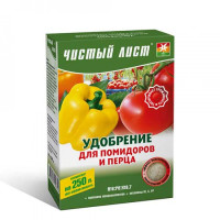  Удобрение «Чистый лист» для томатов (помидор) и перцев 300 г,  Kvitofor