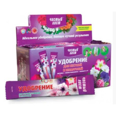  Удобрение «Чистый лист» для петуний/сурфиний и пеларгоний 100 г,  Kvitofor