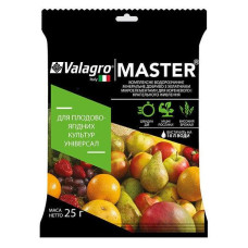 Удобрение Master для плодово-ягодных культур универсал 25 г, Valagro