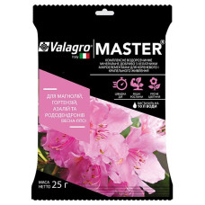 Удобрение Master для магнолий, гортензий, азалий и рододендронов, 25 г, Valagro