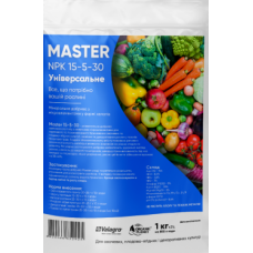Добриво мінеральне Master NPK 15-5-30, 20 кг , Valagro