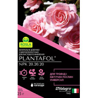 Удобрение Plantafol для роз и цветущих растений, 25 г, Valagro