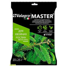 Удобрение Master для хвойных растений, 25 г, Valagro