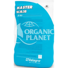 Добриво мінеральне Master NPK 18-18-18+3, 25 кг , Valagro