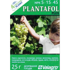 Мінеральне добриво Plantafol NPK 5-15-45, 25 г, Valagro