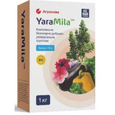 УДОБРЕНИЕ YARA MILA УНИВЕРСАЛЬНОЕ ГРУНТОВОЕ ВЕСНА-ЛЕТО БЕЗХЛОРНОЕ 1 КГ, Yara