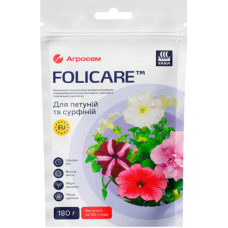 УДОБРЕНИЕ FOLICARE ДЛЯ ПЕТУНИЙ И СУРФИНИЙ 180 Г, Yara