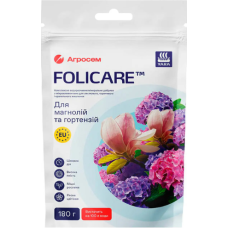 УДОБРЕНИЕ FOLICARE ДЛЯ МАГНОЛИЙ И ГОРТЕНЗИЙ 180 Г, Yara