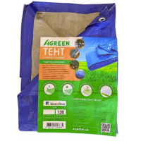Тент 120 г/м2 4 м*5 м двокольоровий, Agreen