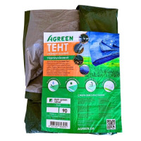Тент 90 г/м2 3 м*5 м темно-зелений, Agreen