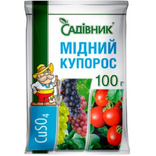 Фунгіцид Мідний Купорос 100 г, Садівник
