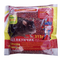 Родентицид Лускунчик зерно червоний 315 г